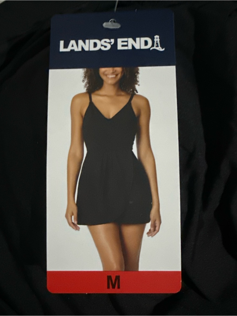 Lands' End Black Women’s Swimdress